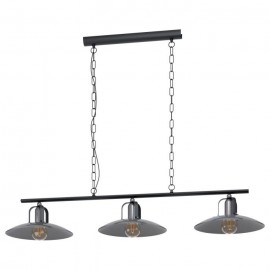 Eglo-Kenilworth H/L 3X28W Pendant Light - Anitque Nickel